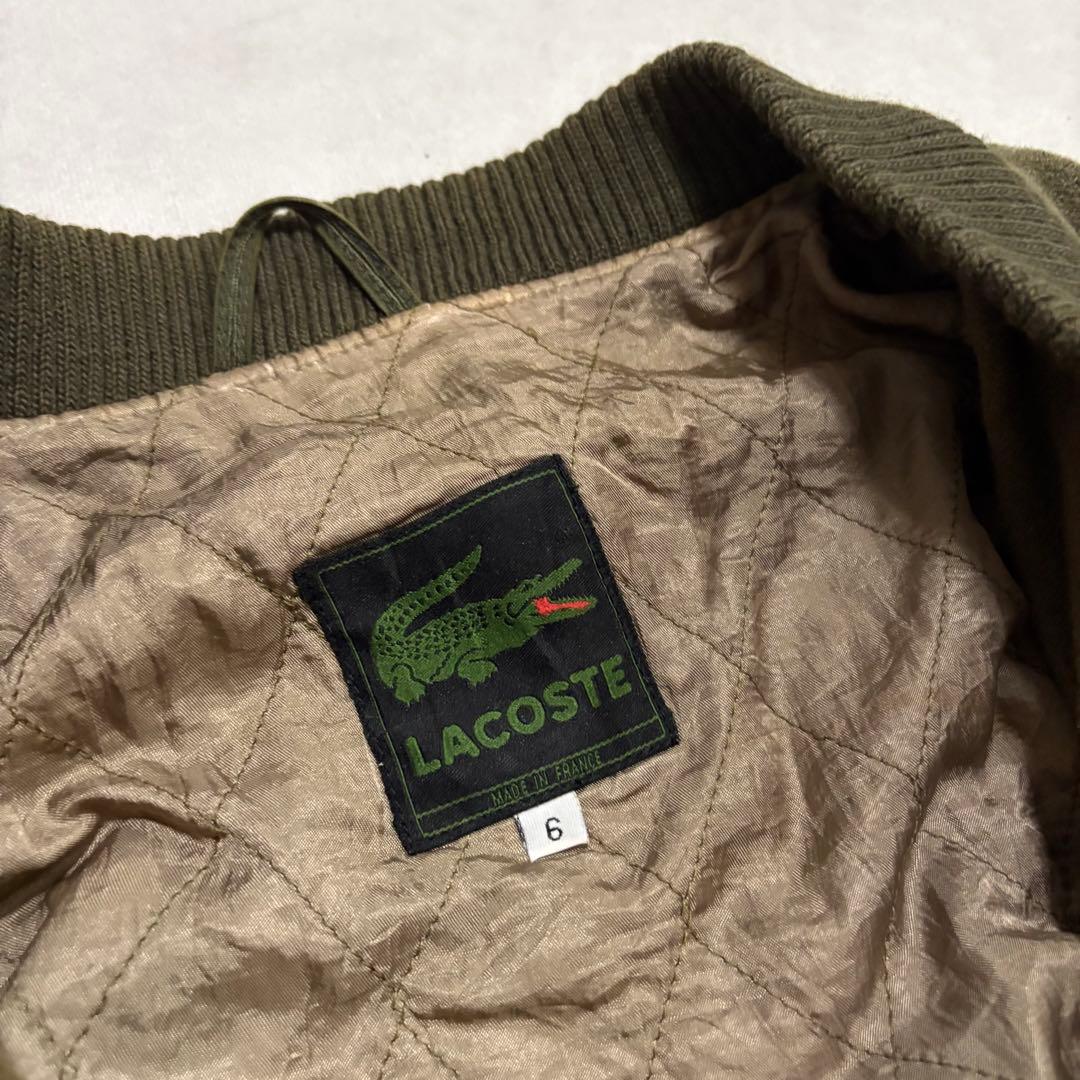 90s FRENCH LACOSTE Wool Bomber Jacket - メルカリ