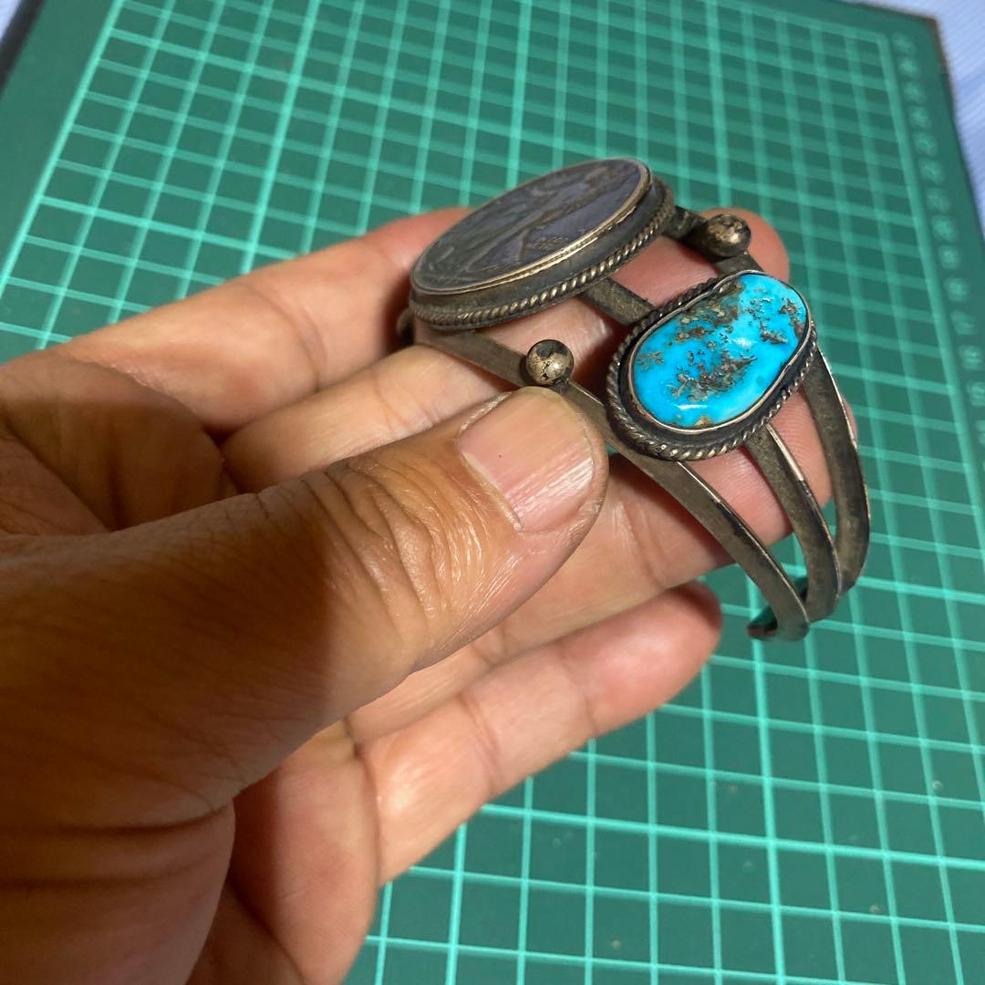 LIBERTY DOLLERオールドコイン ブレスレット シルバー925 - メルカリ