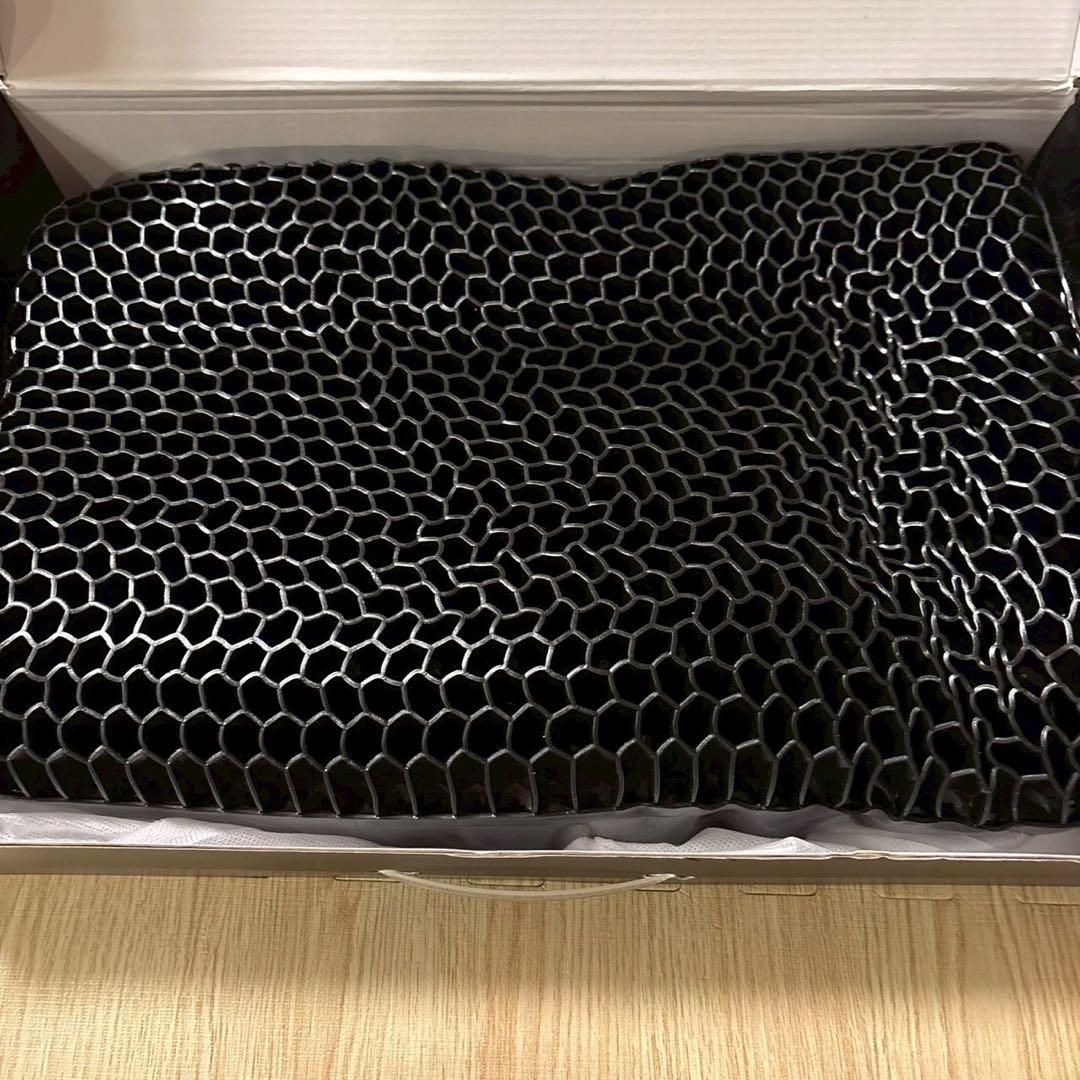 2個 快眠枕 極柔ジェル枕 TPE素材 ハニカム構造 ヒツジのいらない枕