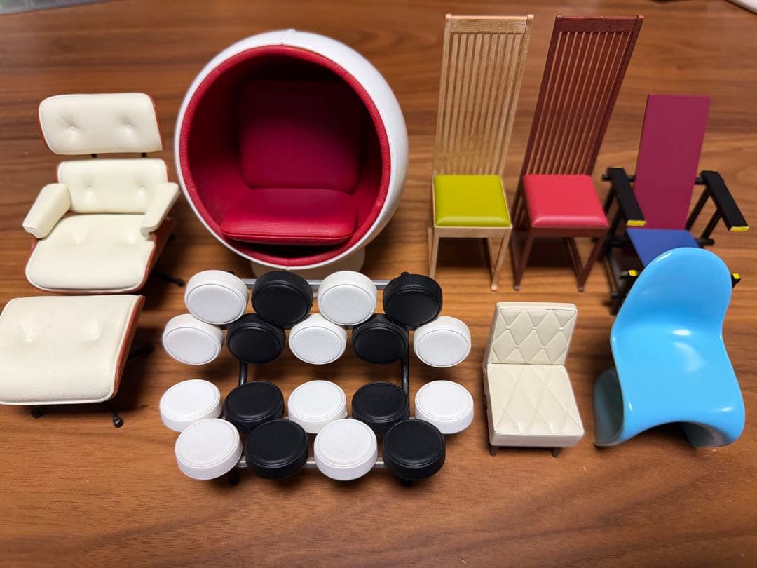 ミニチュア デザイナーズチェア まとめ売り レアックジャパン REAC - レアックジャパン デザイナーズチェアミニチュアVOL.4の通販 by
