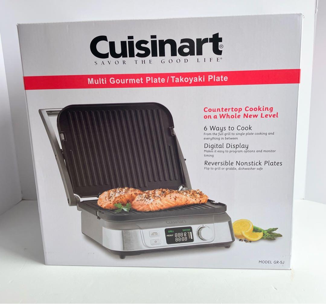 クイジナート　マルチグルメプレートGR-5J 新品　未使用品 クイジナート GR-5J マルチグルメプレート たこ焼きプレート付 ついに