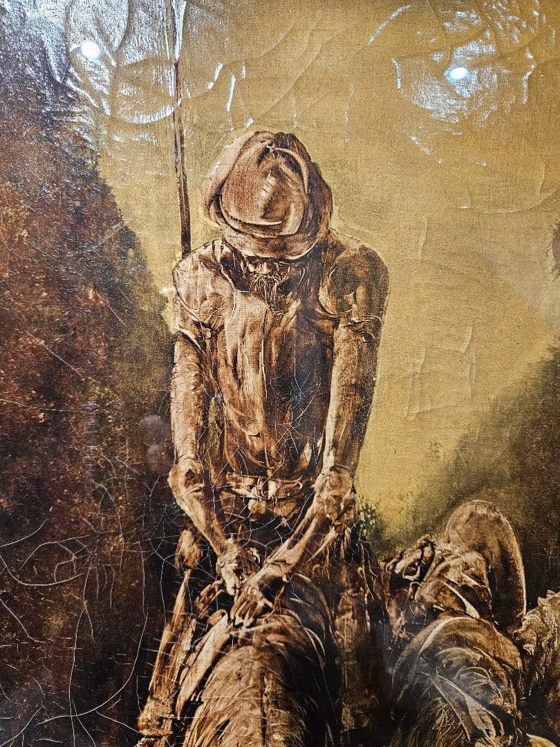 ​真作 角浩 1975年作 油彩『阪』当時3万円で版画化もされた最高傑作 ドンキ