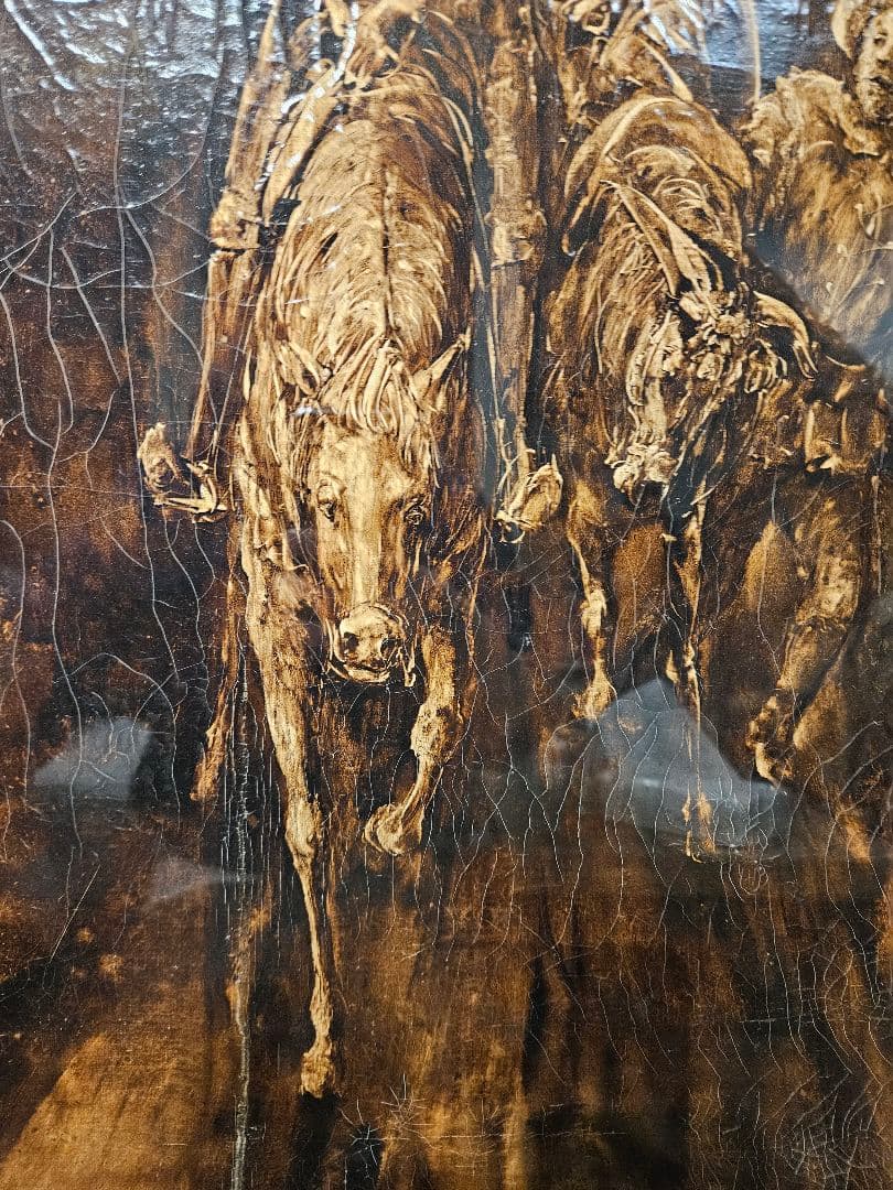 ​真作 角浩 1975年作 油彩『阪』当時3万円で版画化もされた最高傑作 ドンキ