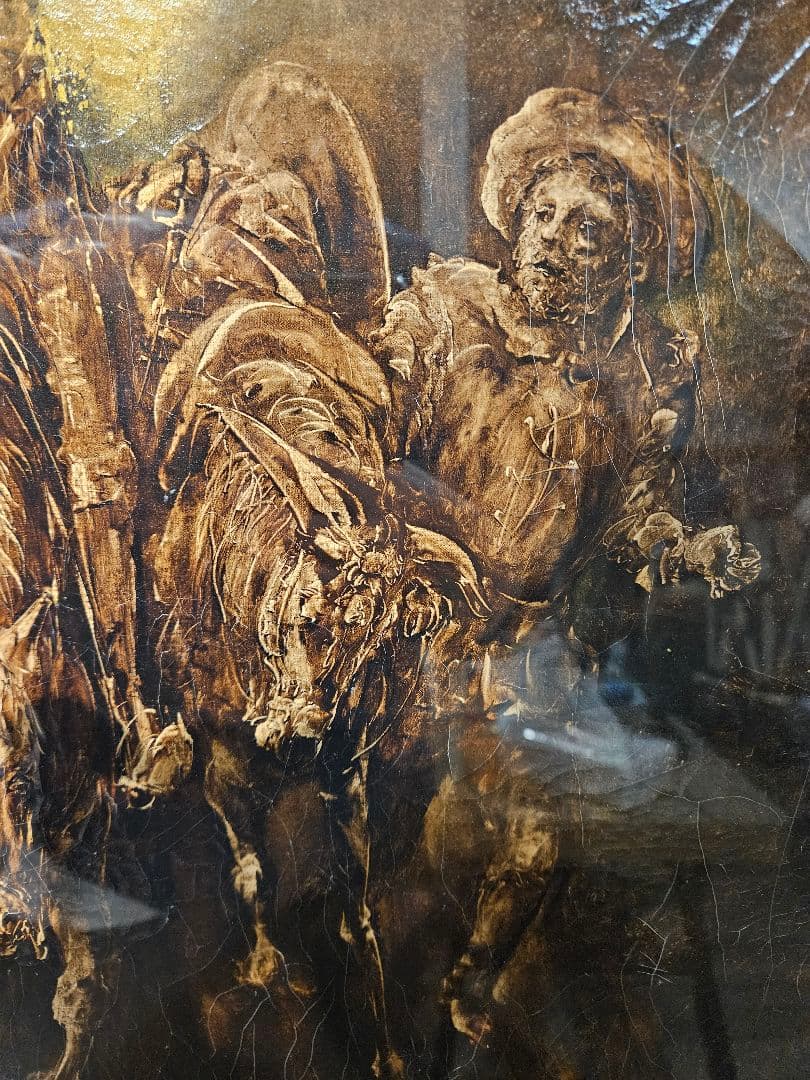 ​真作 角浩 1975年作 油彩『阪』当時3万円で版画化もされた最高傑作 ドンキ