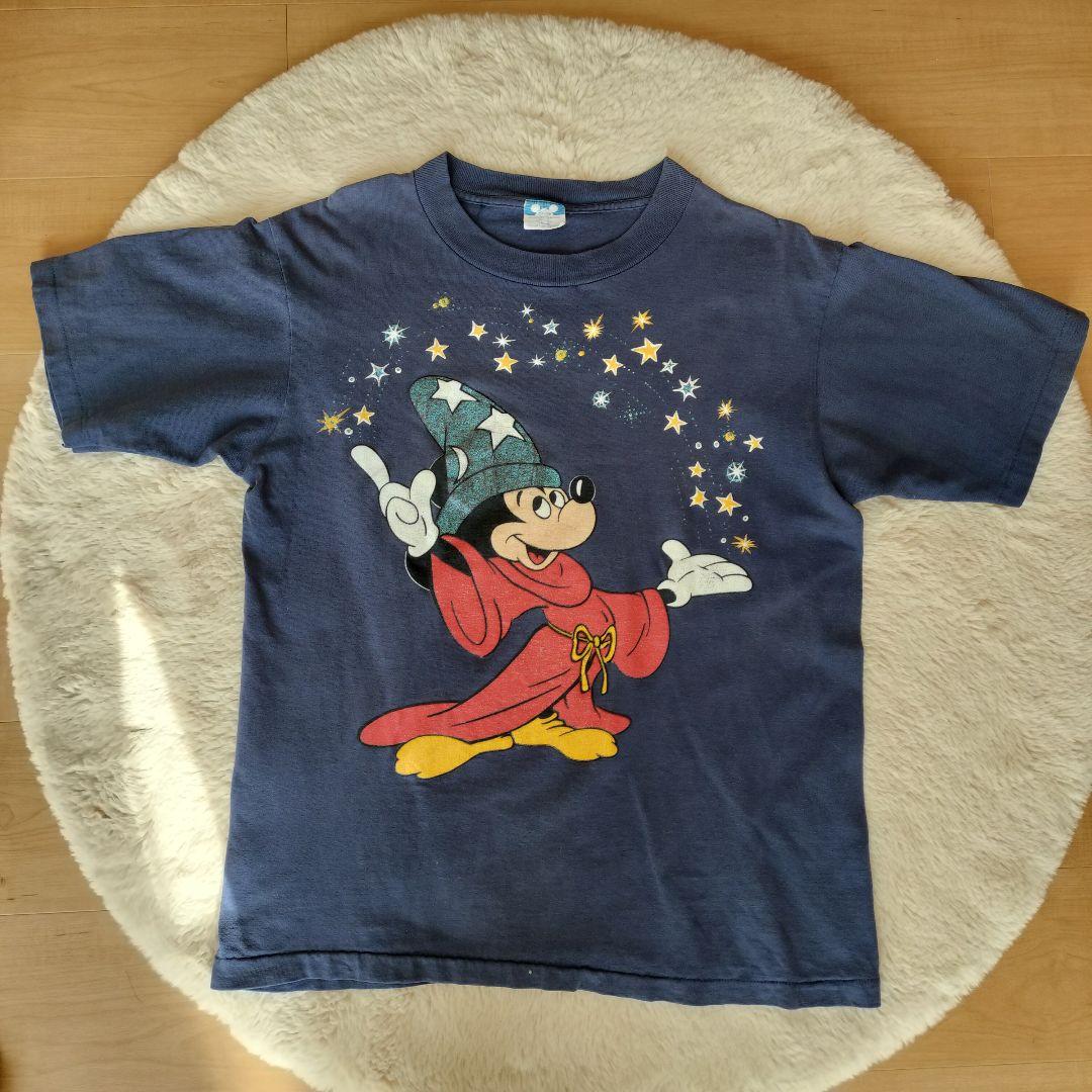 ファンタジア ミッキー 80s 90s Disney Vintage Tシャツ 90's DISNEY FANTASIA T-SHIRT | LIGHT CAVE