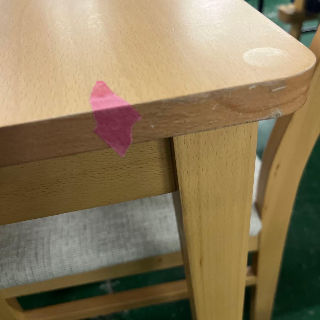 NITORI ニトリ 木製ダイニングテーブルと椅子4脚セット - メルカリ