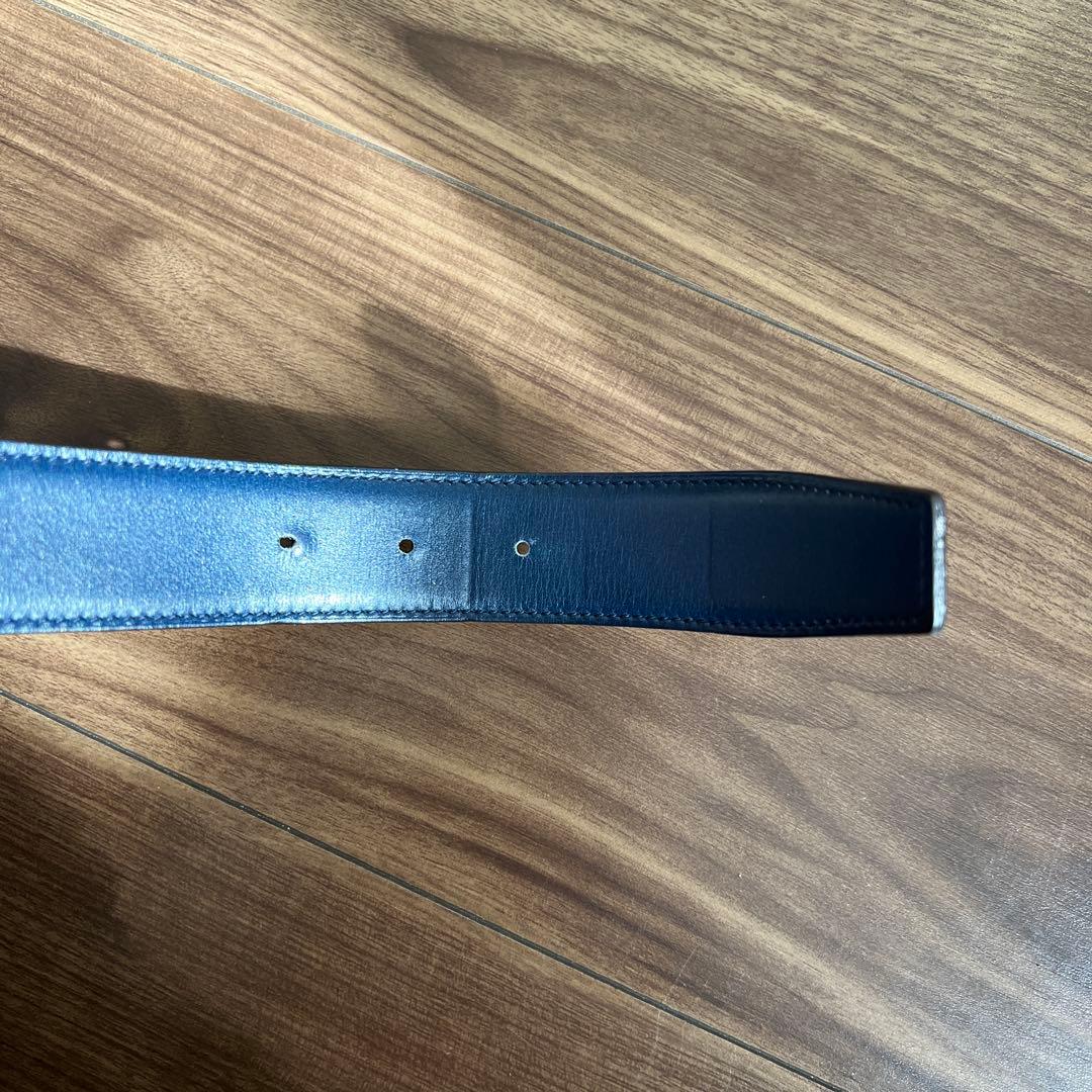 エルメス エブリン パンチング バックル ベルト レザーベルト 95