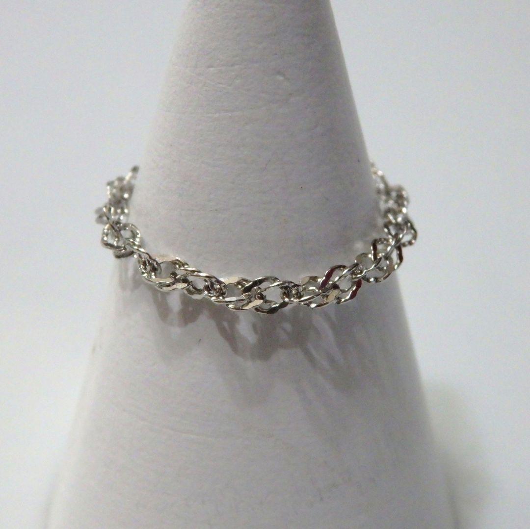 花の慶次様専用 プラチナリング スクリューチェーン チェーンリング