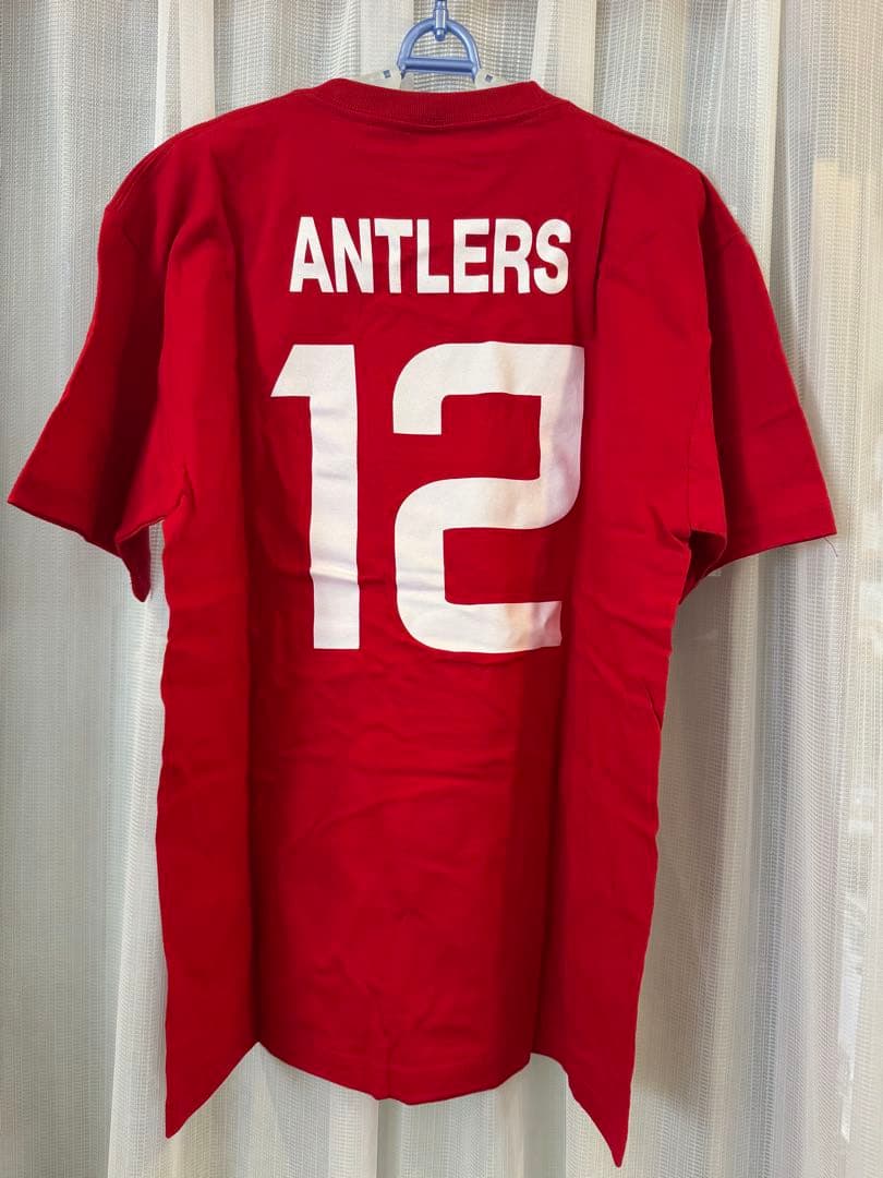 鹿島アントラーズ12番 Tシャツ Lサイズ 赤 - メルカリ