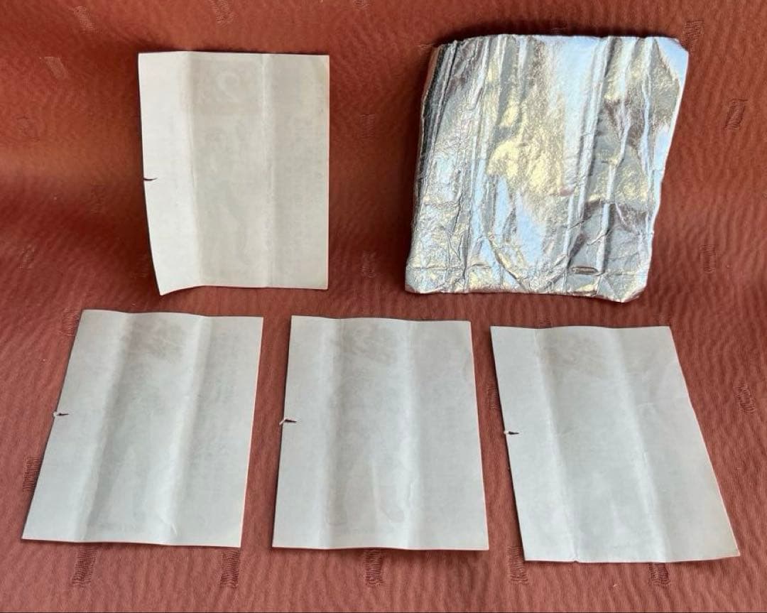 昭和レトロ〉電人ザボーガー フーセンガム包み紙5枚セット コビト 特撮