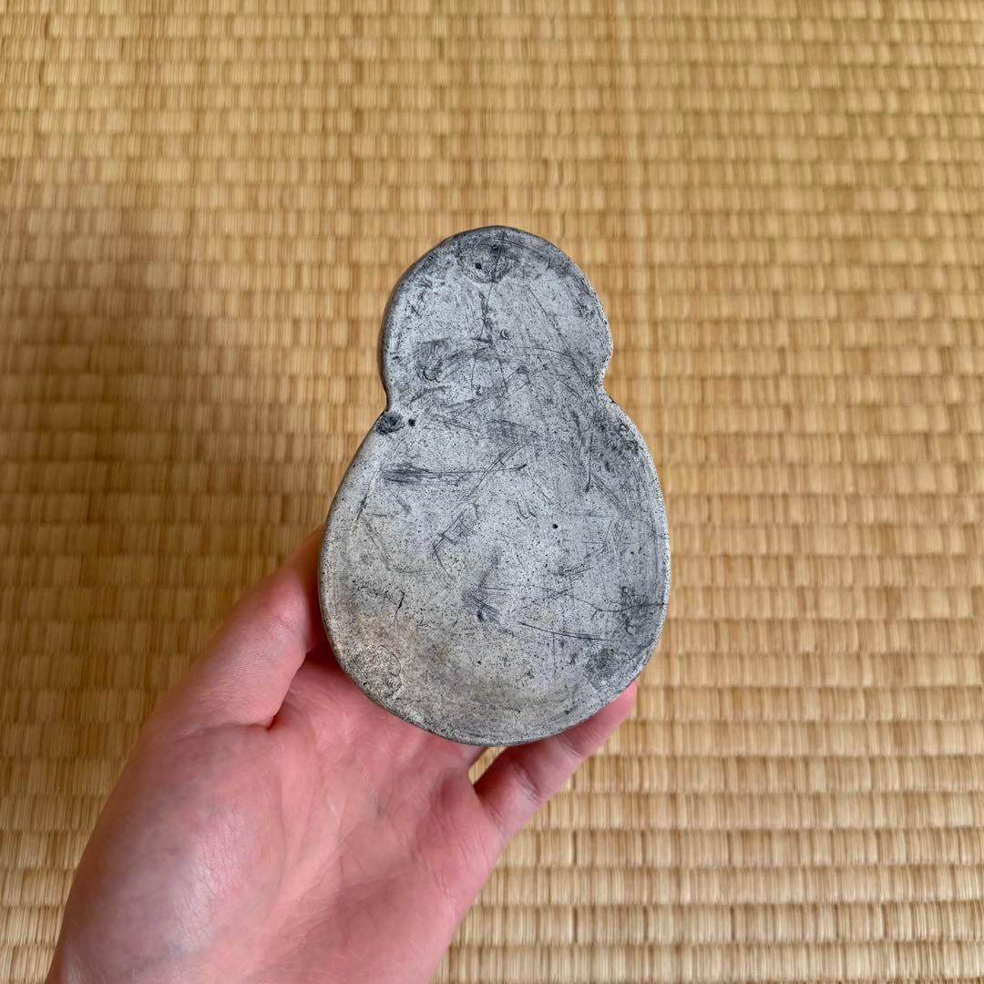 御深井 特大 水滴 瓢箪 江戸時代 発掘品 古伊万里 古瀬戸 美濃 古美術