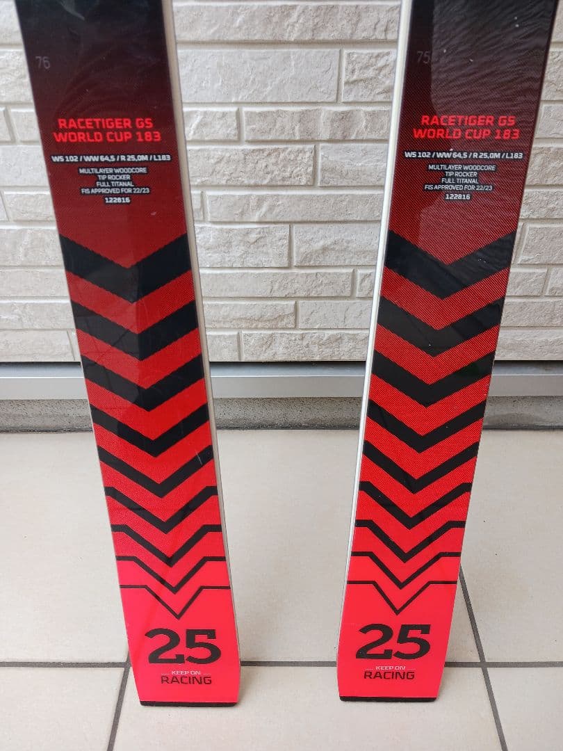 Völkl GS 183cm マスターズ用R25 - メルカリ