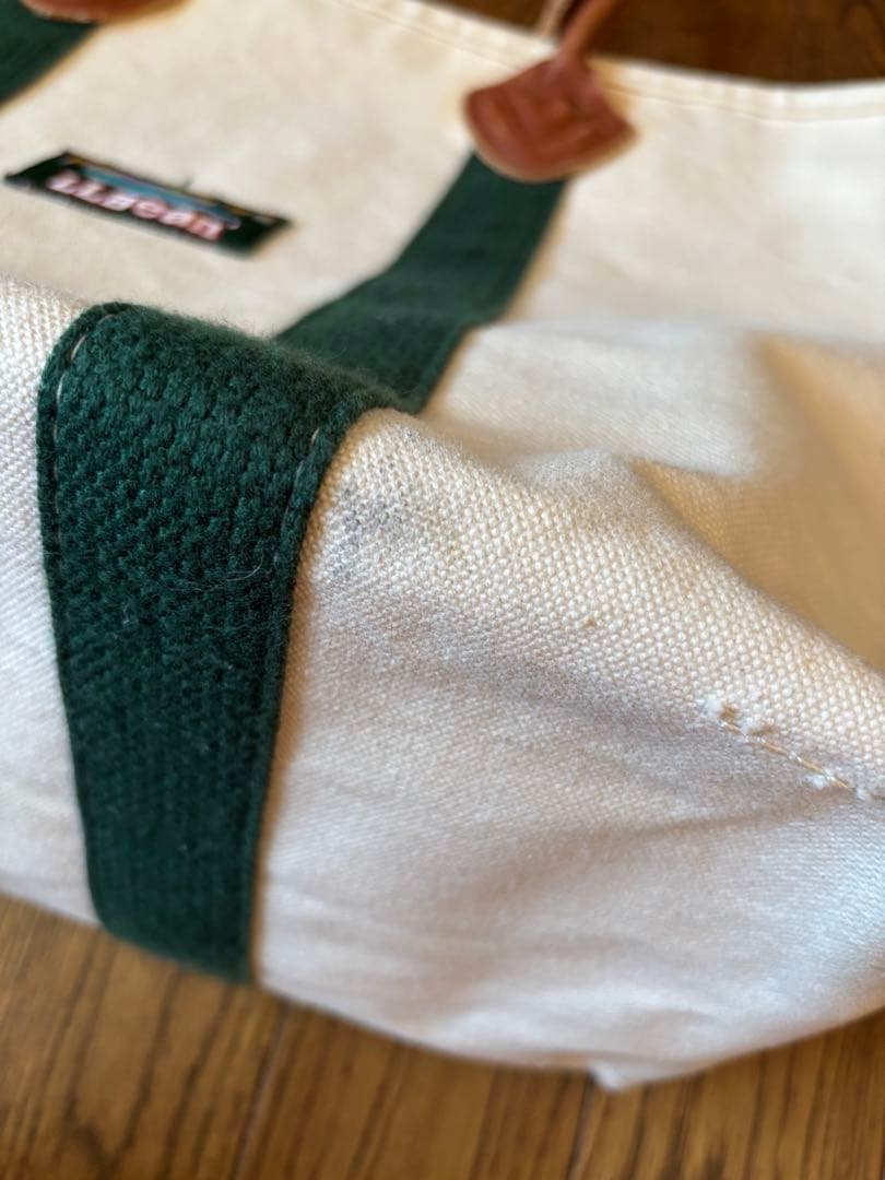 バッグ 80s L.L.Bean Tote Leather Handle
