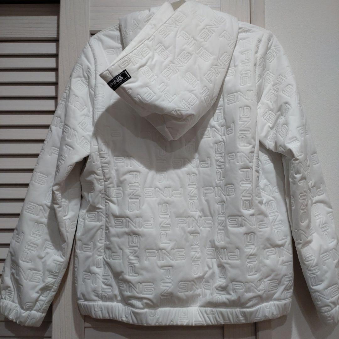 PING フード付きホワイトジャケット PING ピン 2024年モデル フード付