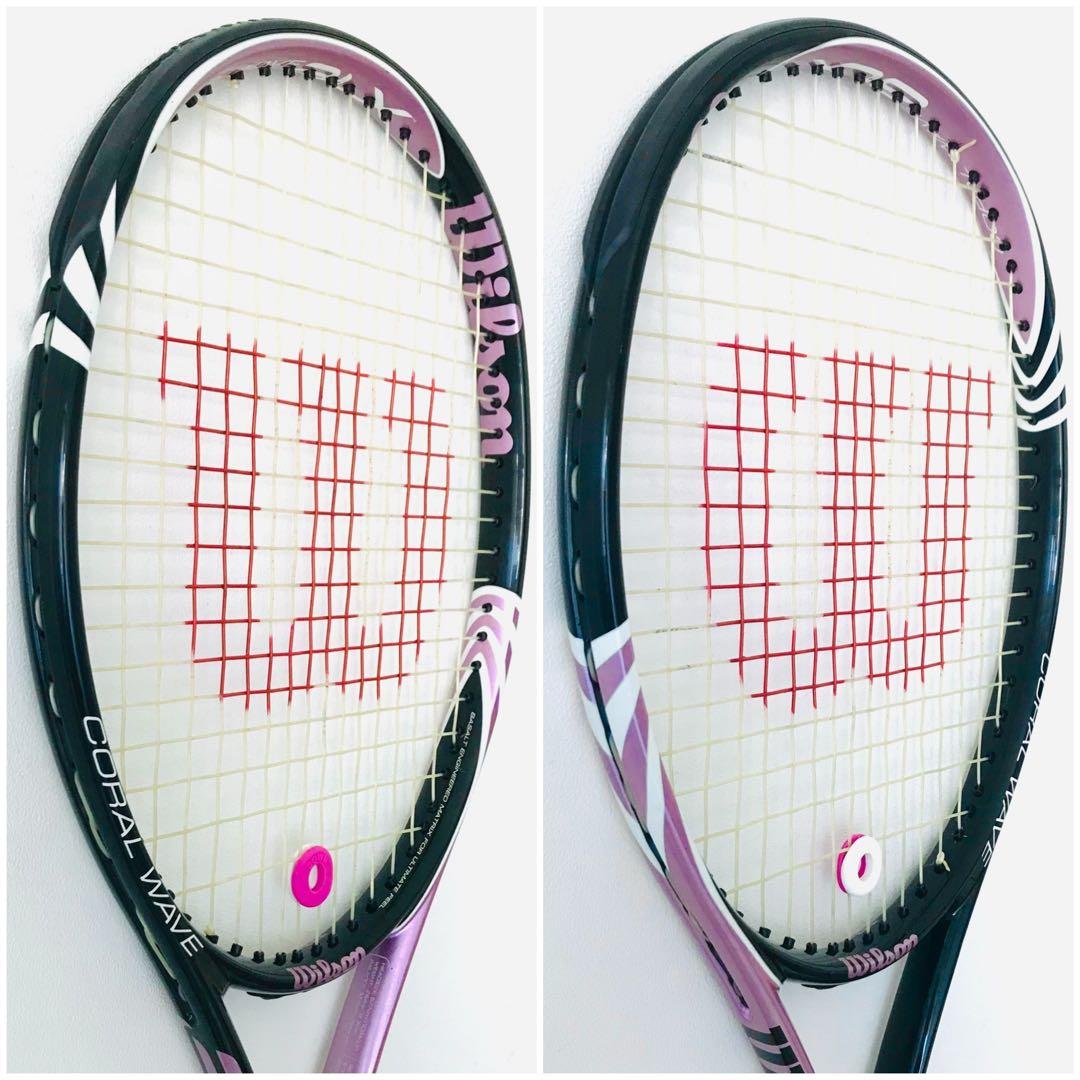 美品】ウィルソン『BLXコーラルウェーブ』テニスラケット／G1／軽量