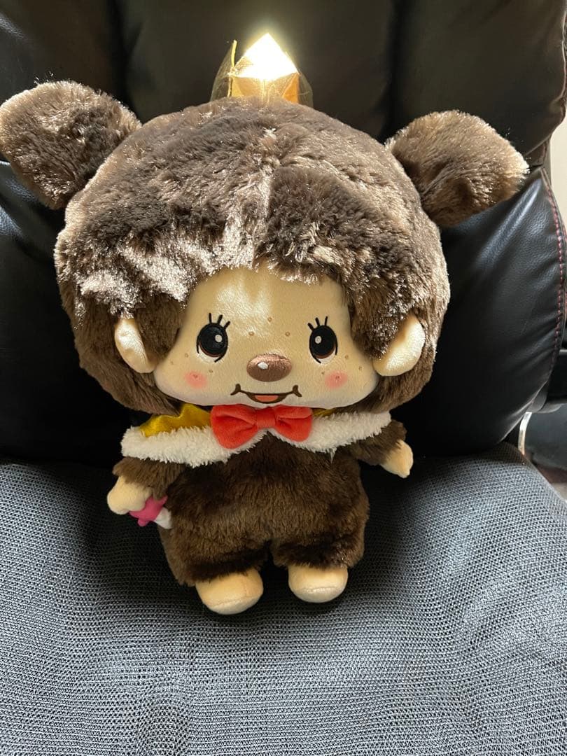 モンチッチアニバーサリーBIGぬいぐるみ 王冠付き 2種セットです