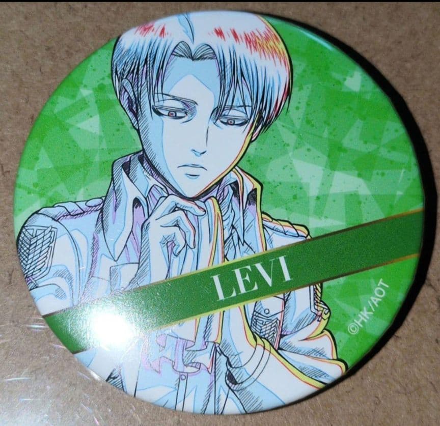 リヴァイ 缶バッジ アニメスタイル 2個セット