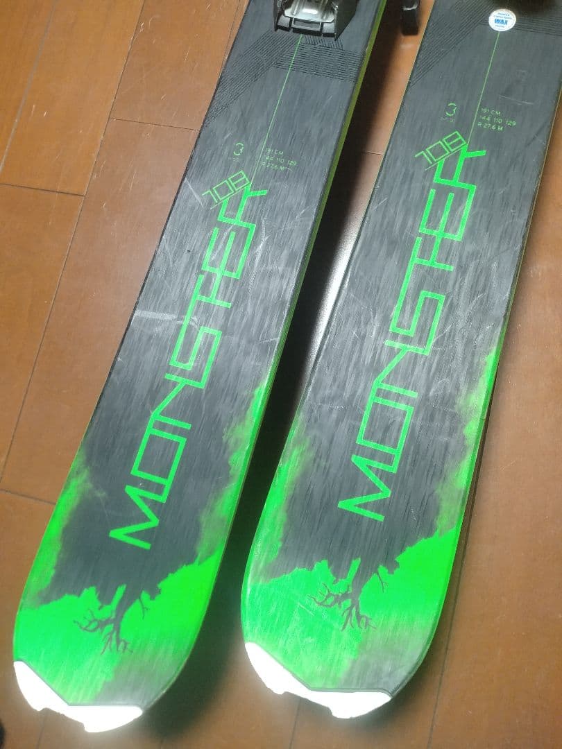 総額16万円！】状態良好☆ HEADファットスキー板 191cm 送料無料