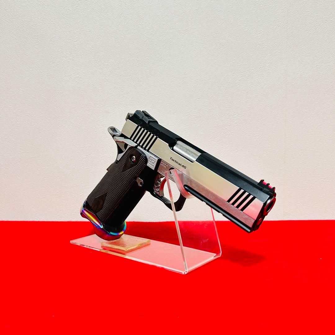 東京マルイ　ハイキャパカスタム　デュアルステンレス　ガスブロ