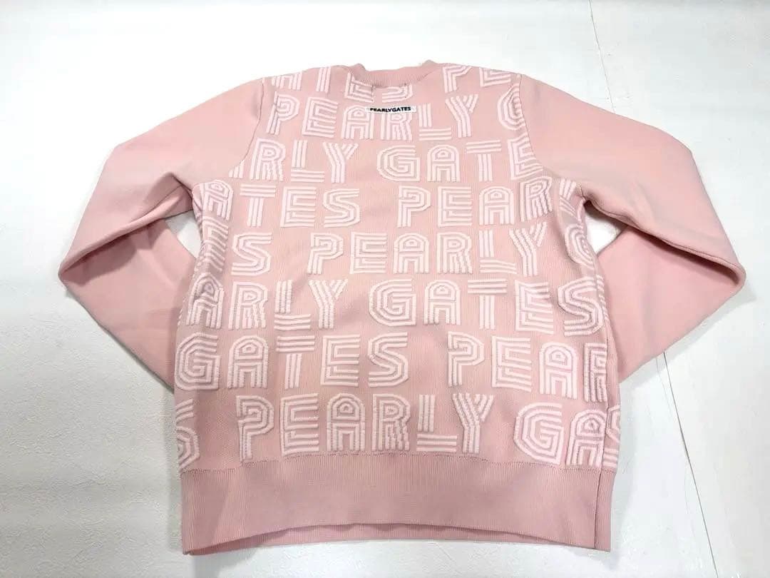美品】パーリーゲイツ セットアップ ニット スカート ピンク ロゴ 0 S
