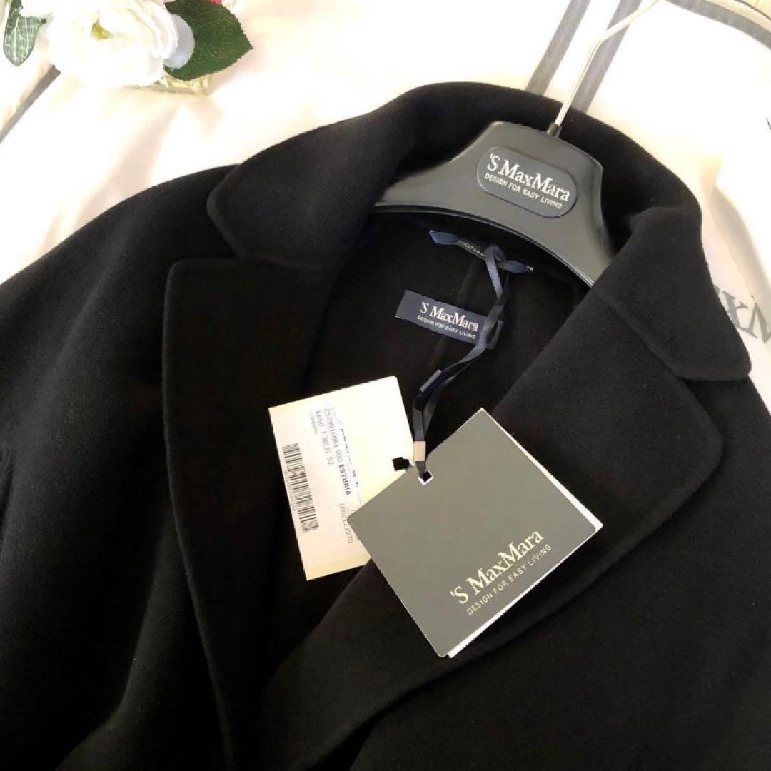 新品タグ付【'S MAX MARA】38ESTURIAクチートアマーノ ブラック - メルカリ