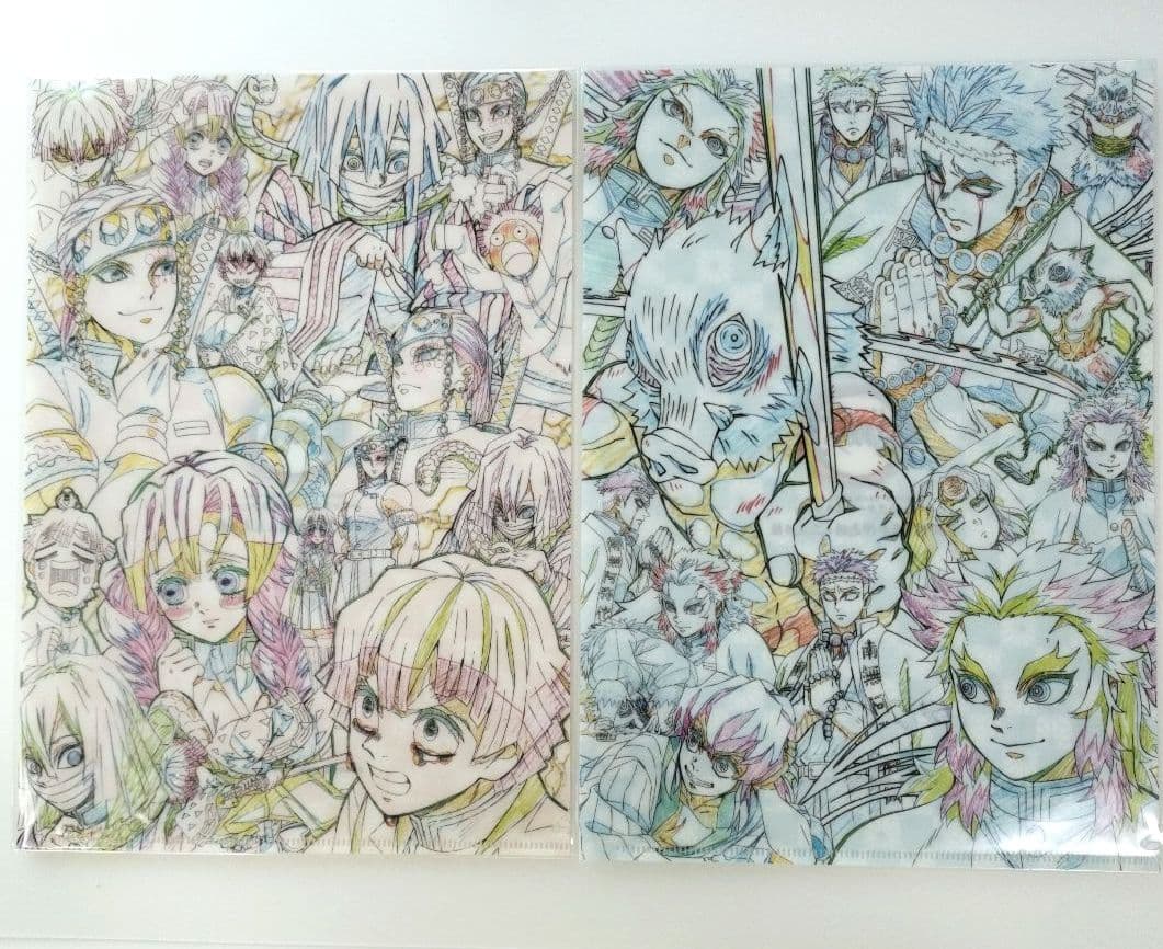 鬼滅の刃　ufotable 絵巻カフェ　クリアファイル