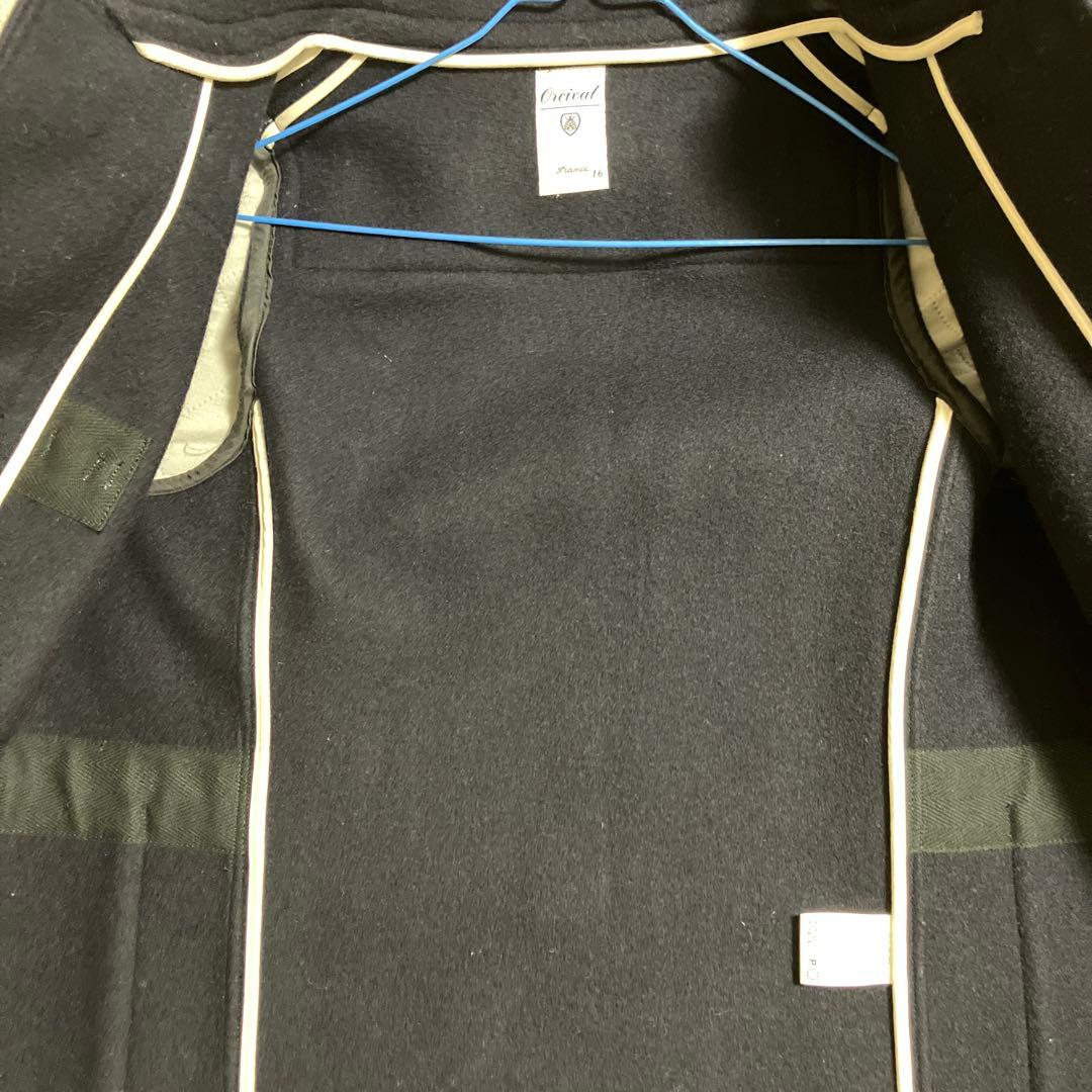 ORCIVAL フード付きダッフルベスト 濃紺 ほぼ新品未使用 - メルカリ