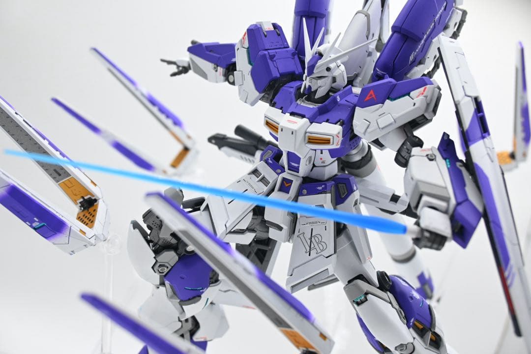 RG Hi-νガンダム ハイパーメガバズーカランチャー 塗装品