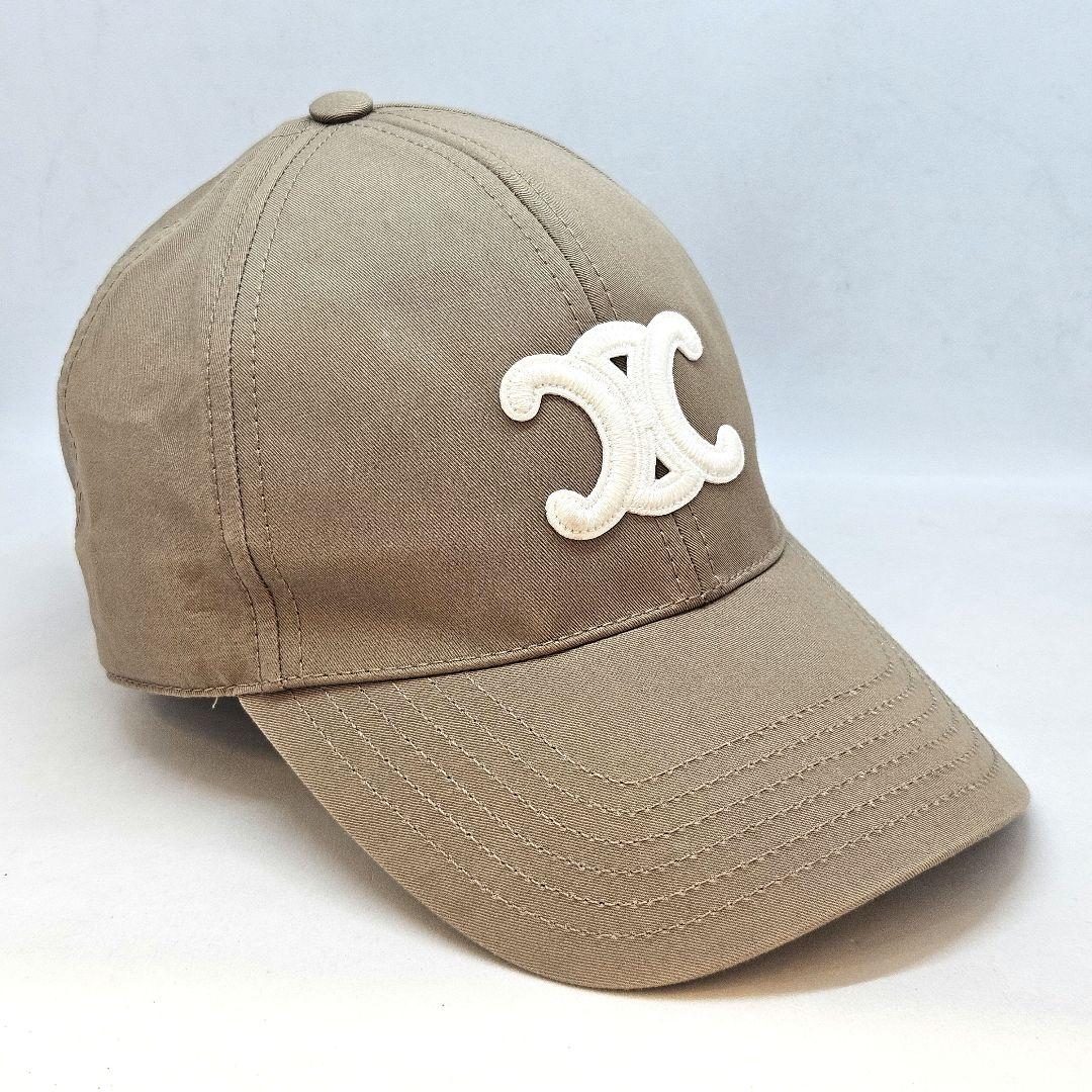 CELINE セリーヌ コットン トリオンフ ベースボール キャップ