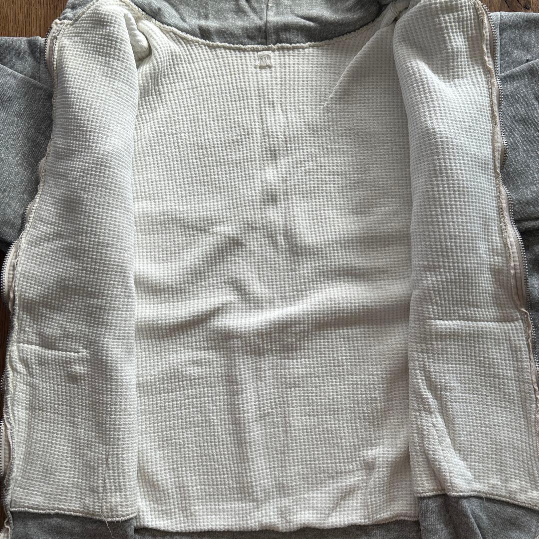 60年代〜 ヴィンテージ フード付きフルジップパーカー裏サーマル XXL