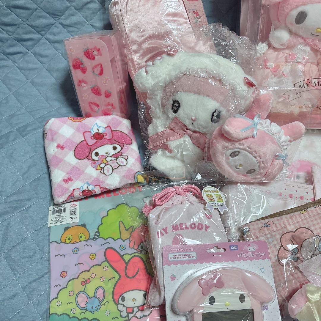 サンリオ❣️マイメロディ おまとめセット　おせわ　バースデー　電卓　タオル　メモ