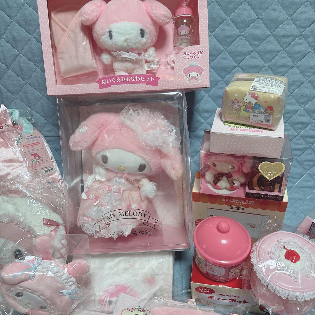 サンリオ❣️マイメロディ おまとめセット　おせわ　バースデー　電卓　タオル　メモ