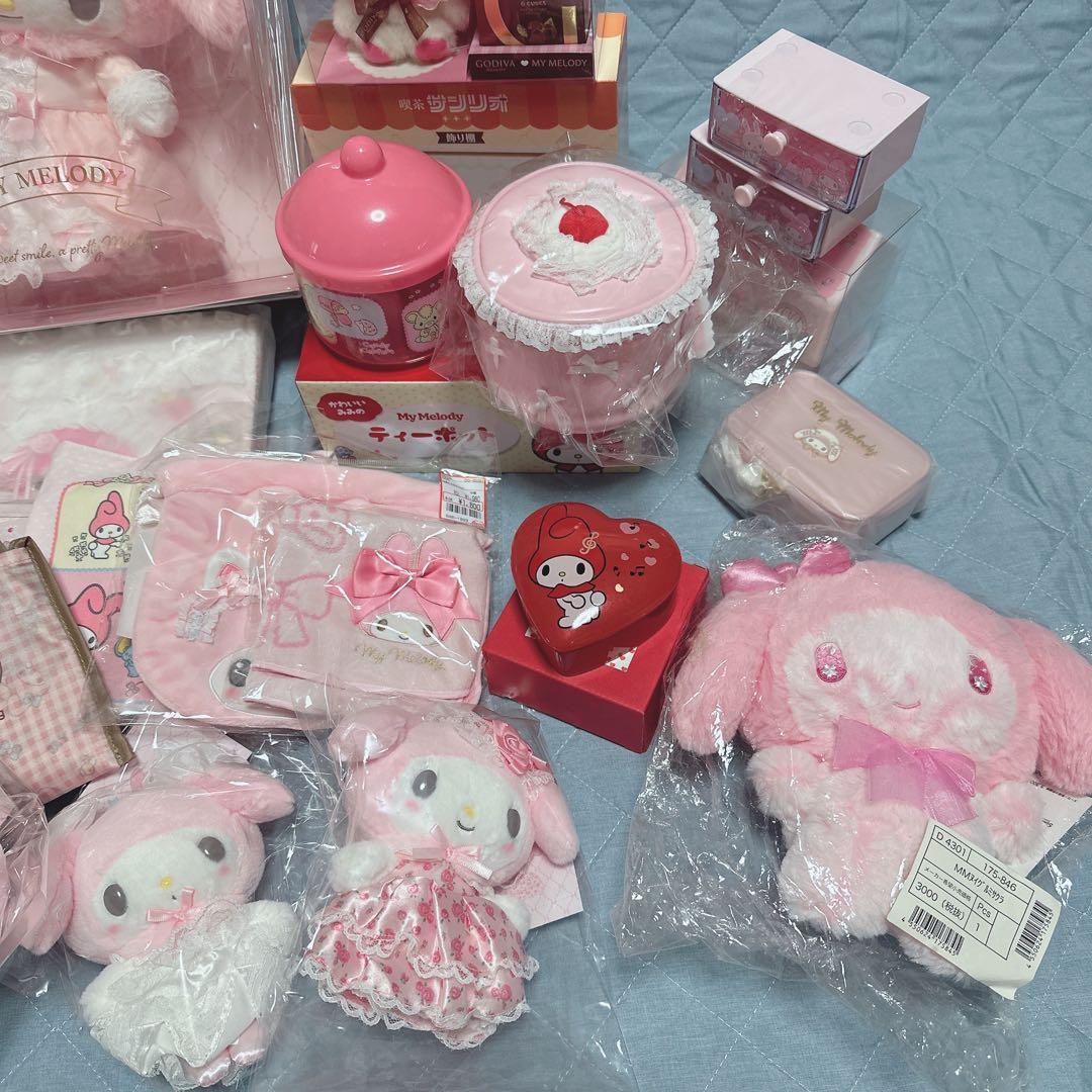 サンリオ❣️マイメロディ おまとめセット　おせわ　バースデー　電卓　タオル　メモ