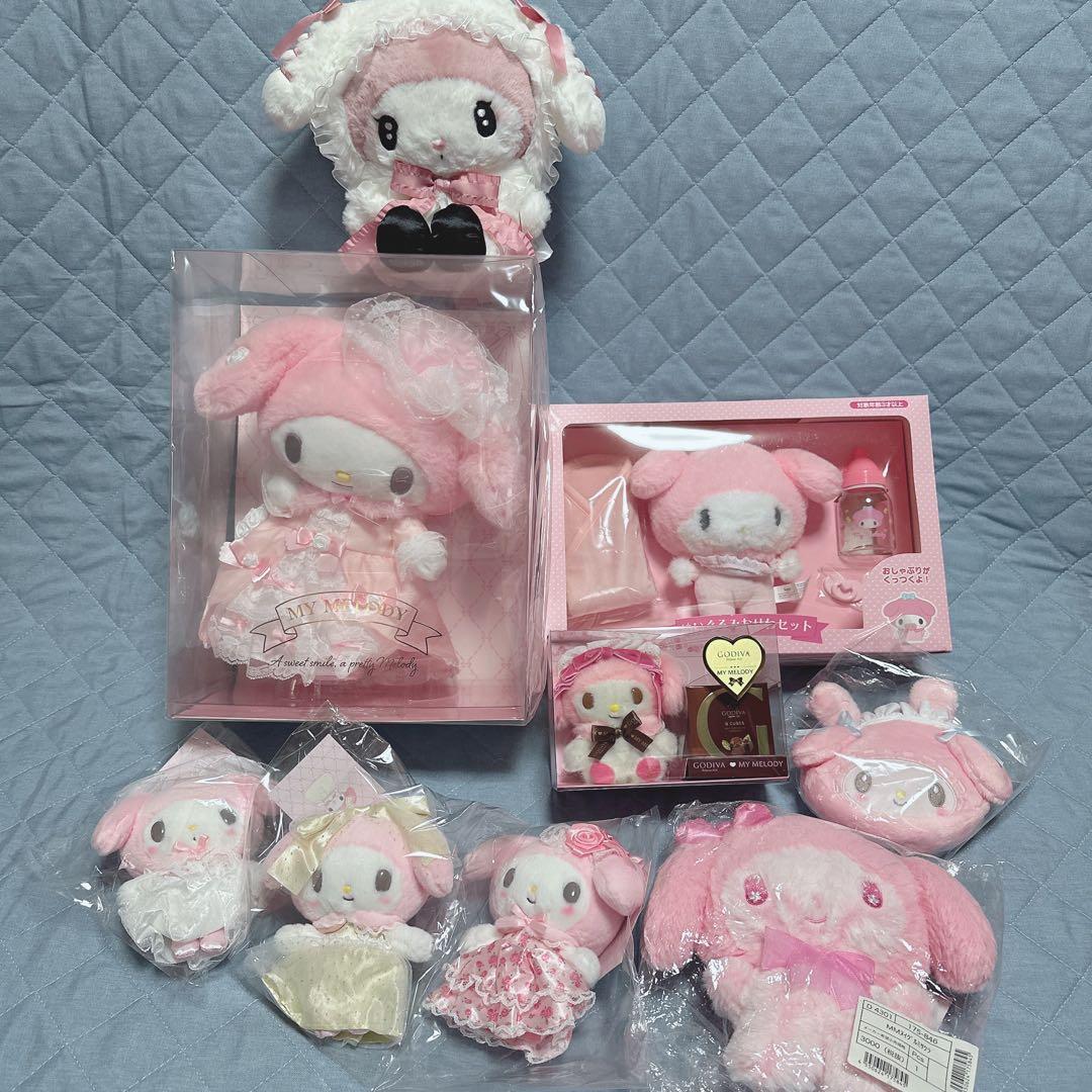 サンリオ❣️マイメロディ おまとめセット　おせわ　バースデー　電卓　タオル　メモ