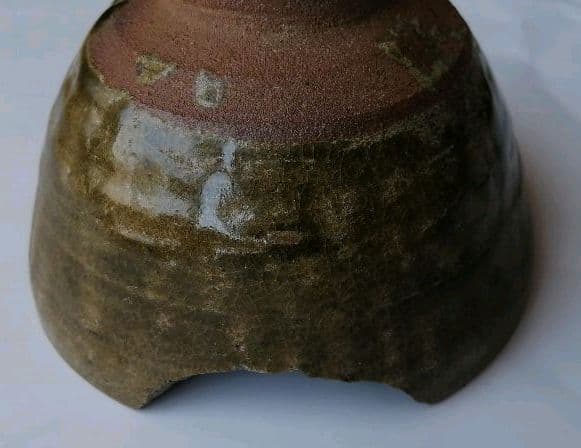 古唐津　小山路青手茶碗(発掘手)➁