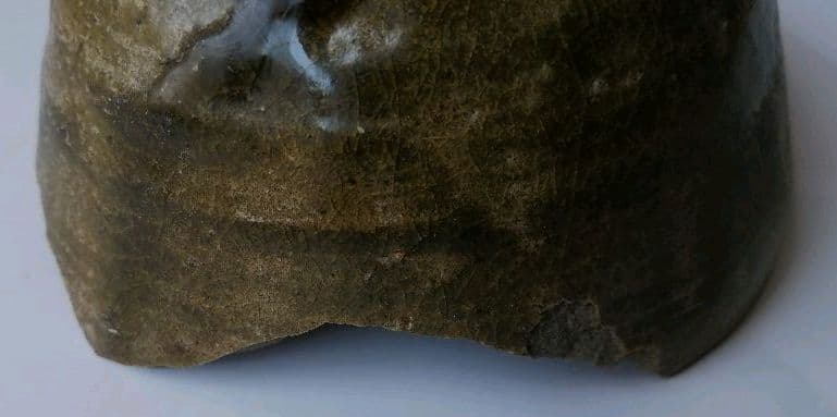 古唐津　小山路青手茶碗(発掘手)➁