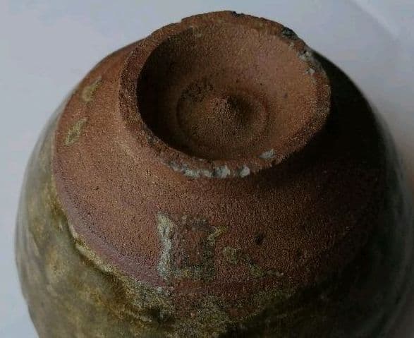 古唐津　小山路青手茶碗(発掘手)➁