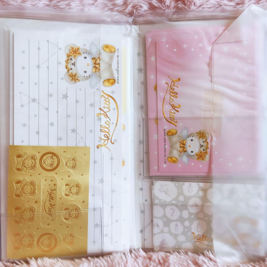 希少レア　ハローキティ　エンジェルベア　レターセット　メモ　2002 サンリオ