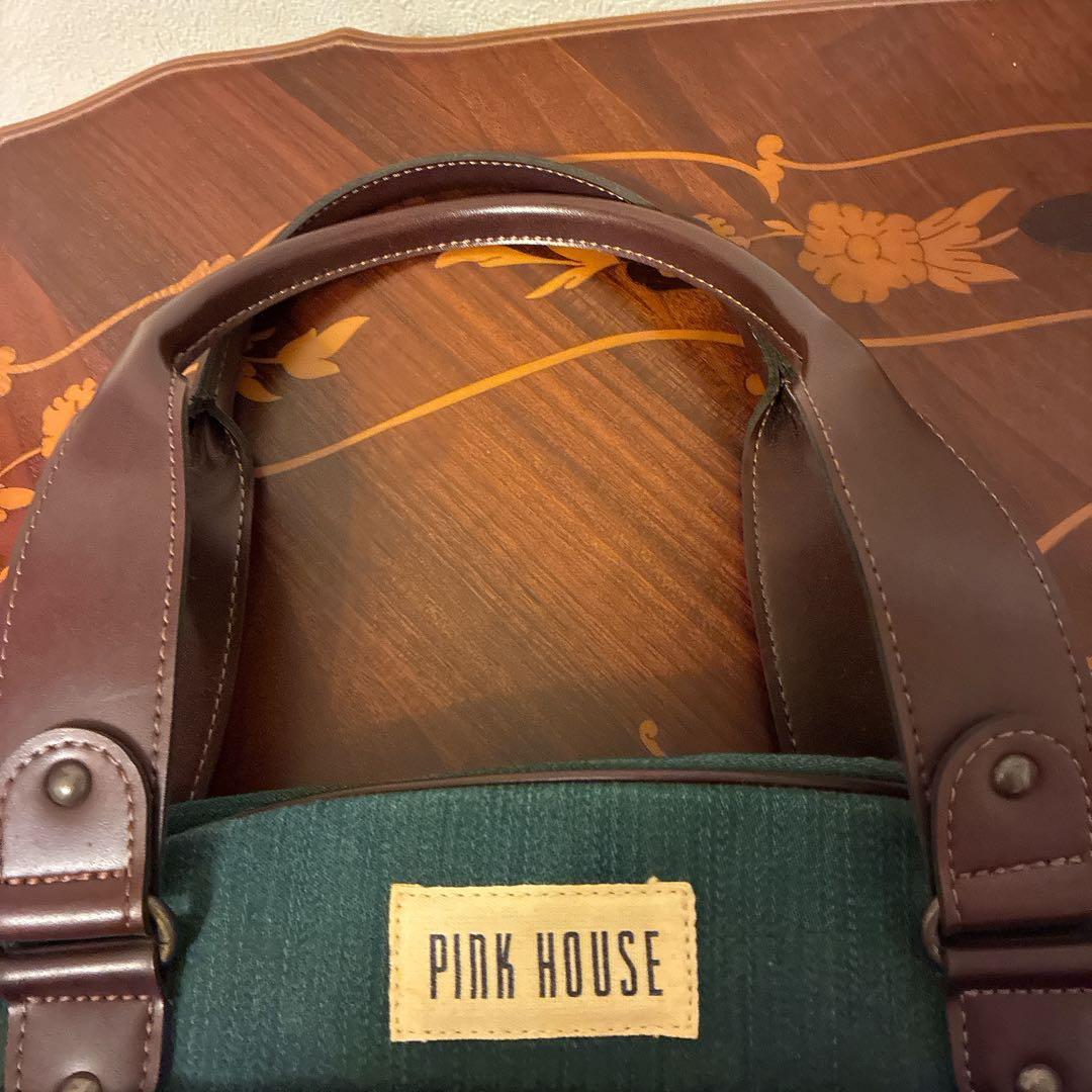 ☆1日限定値下‼️美品希少☆PINK HOUSE ウサギ刺繍 ボストンバッグ