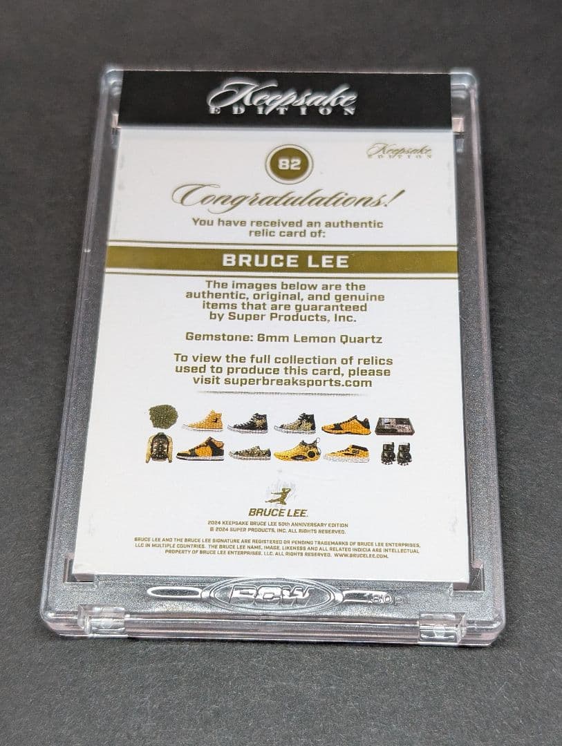 ブルース・リー /50 Bruce Lee レリックカード BOX 水晶 - メルカリ
