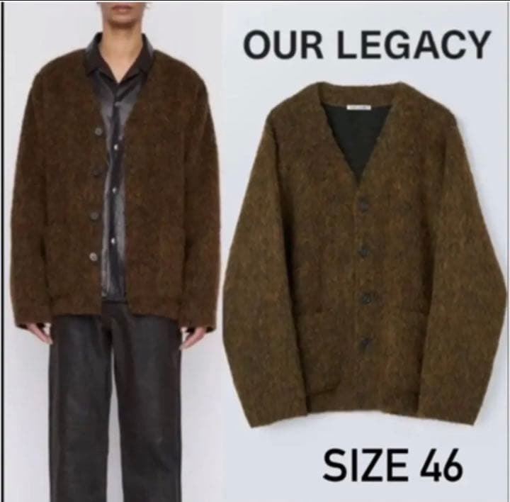 OUR LEGACY モヘアカーディガン - メルカリ