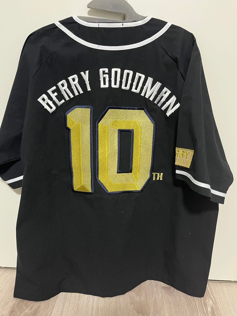 ベリーグッドマン ベースボールシャツ 甲子園 ブラック Mサイズ