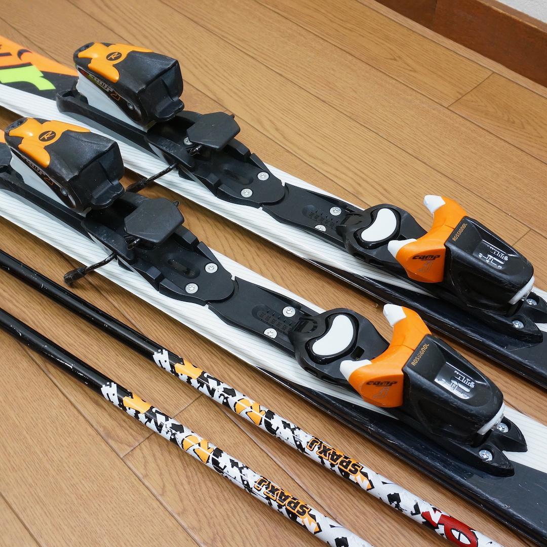 メンテ済 120cm 靴22cm ROSSIGNOL カービングスキーセット - メルカリ