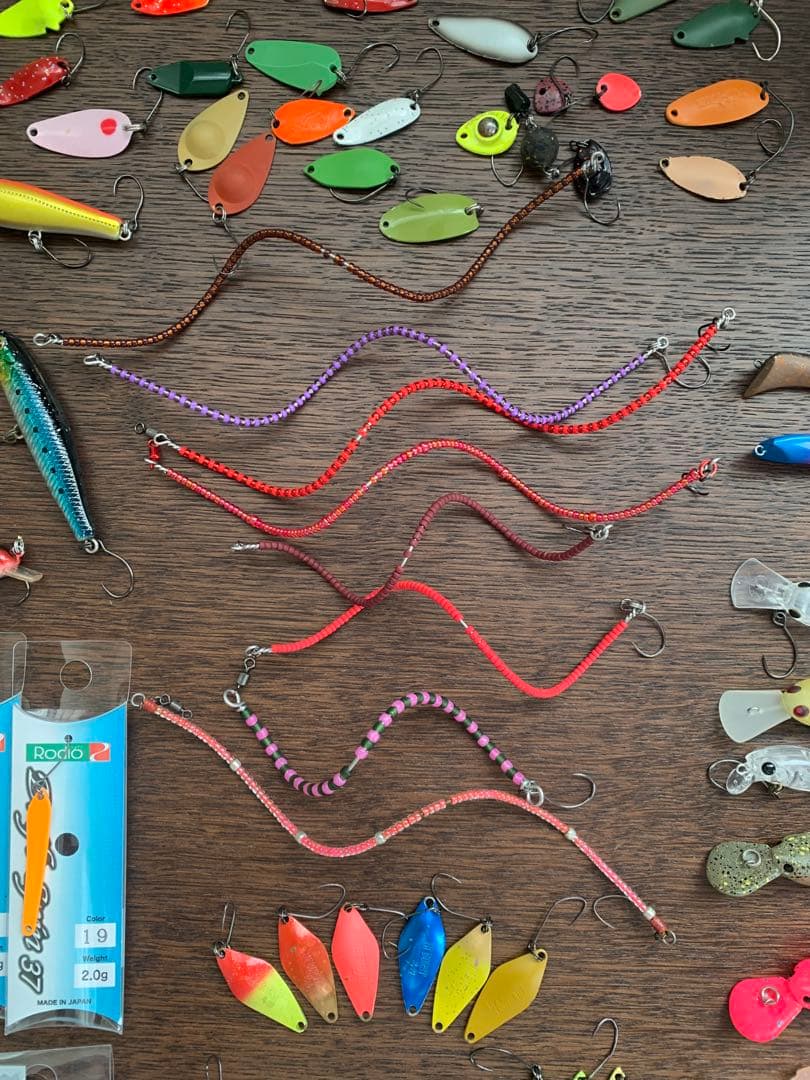 管釣り エリアトラウト ルアー スプーン ネジング 100個セット まとめ