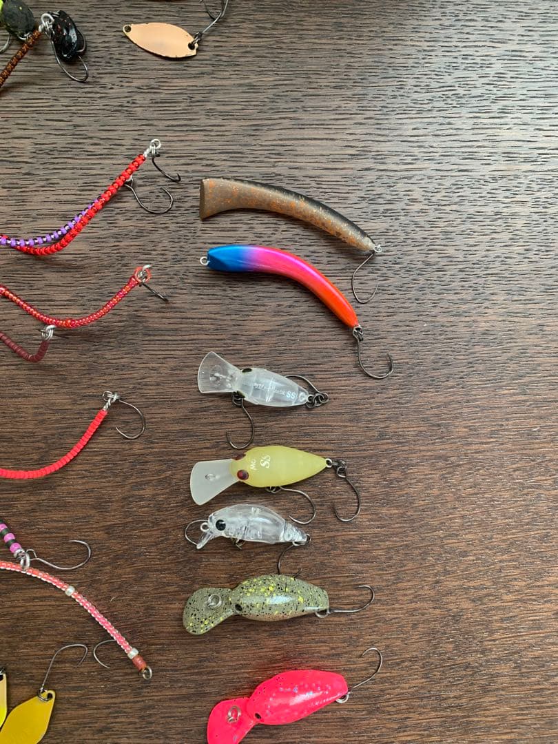 管釣り エリアトラウト ルアー スプーン ネジング 100個セット まとめ