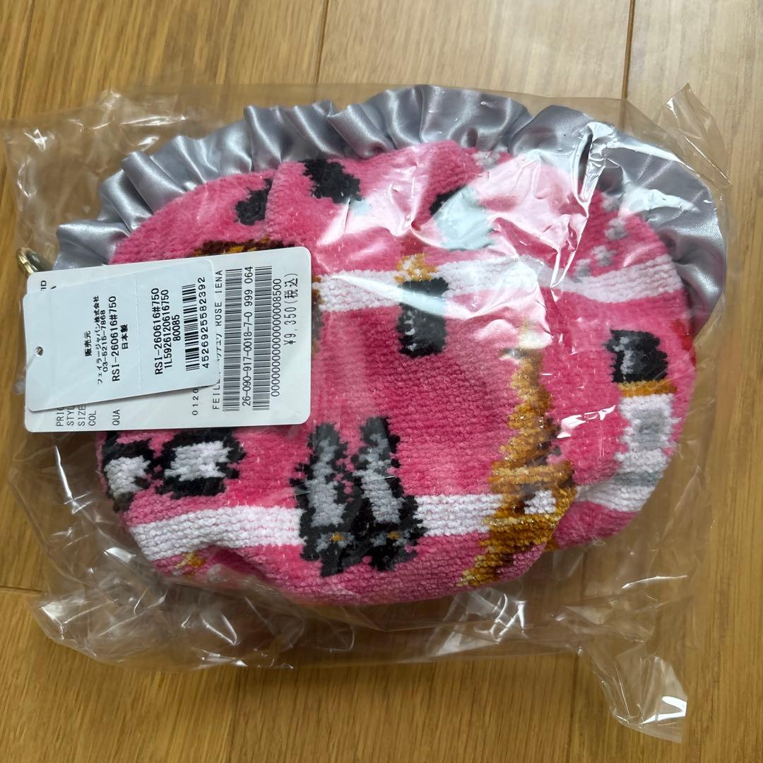 新品未使用 FEILER/フェイラー別注 ROSE IENA フリルシェルポーチ
