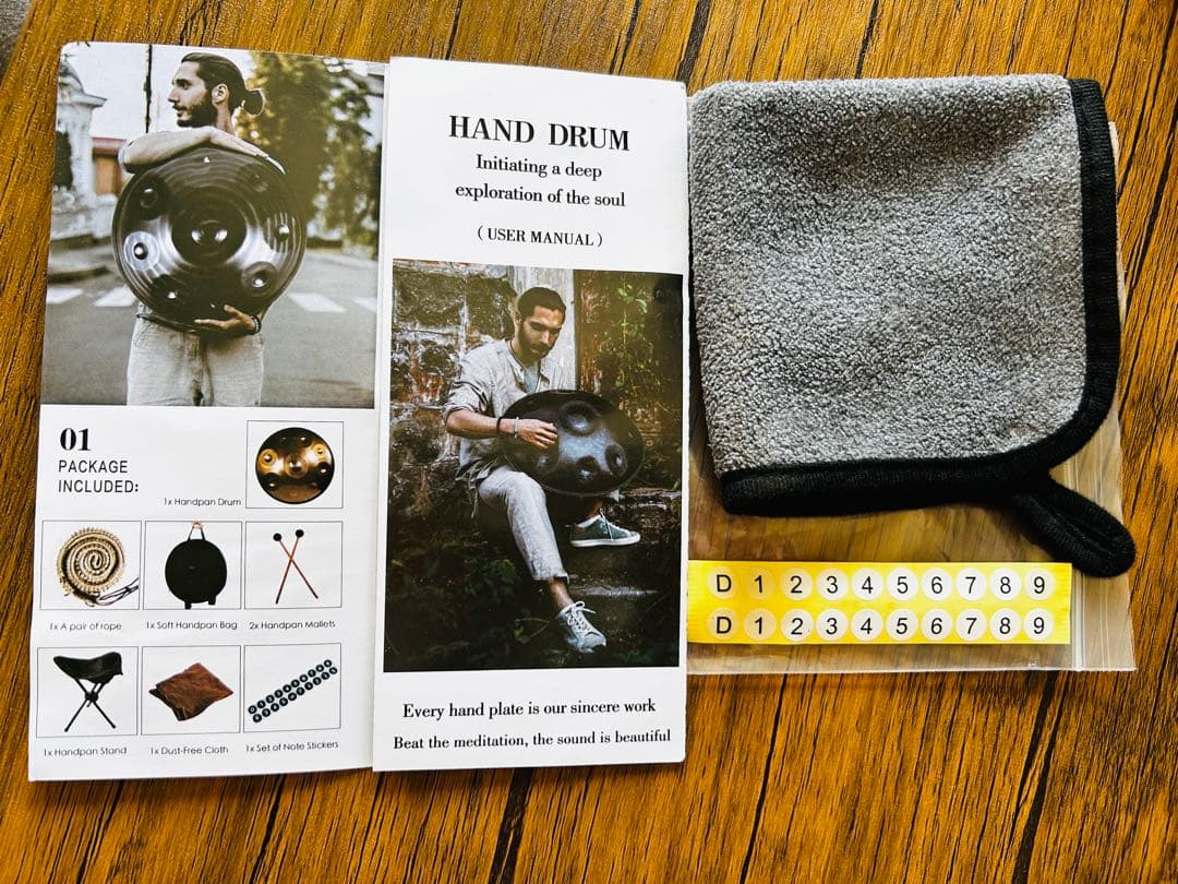 Ryozo様用ハンドパン スチールドラム 10音 22インチ インディゴブルー