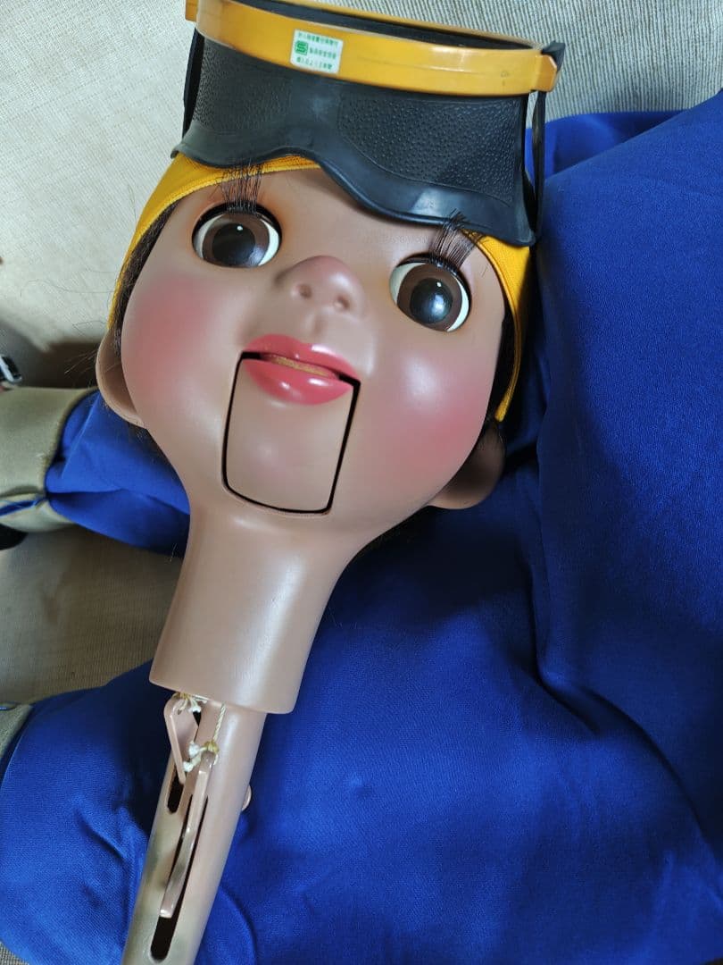 あすなろ腹話術人形男の子と女の子のかつら付き