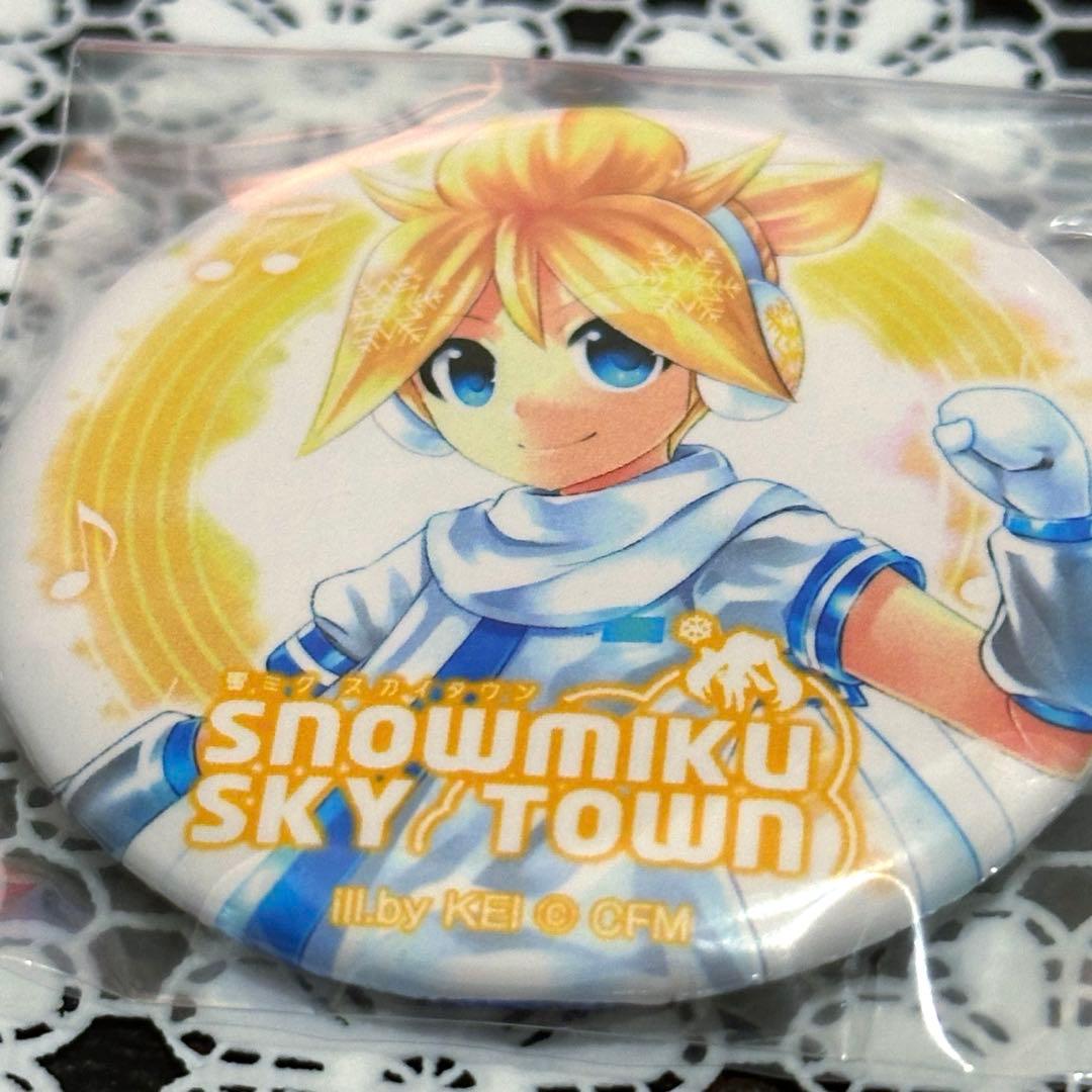 【鏡音レン】MIKU SKYTOWN 缶バッジ