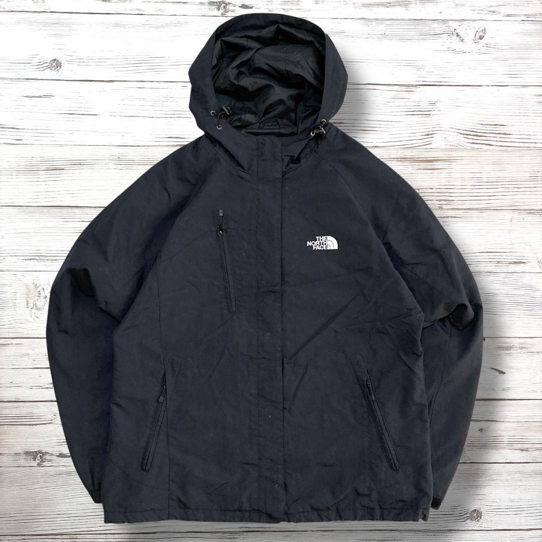 ザノースフェイス マウンテンパーカー 刺繍ロゴ ブラック 95 1893